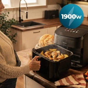 Friteuza cu aer cald Cecotec CecofryGrill Smokin 4500, 4,5L, 1900W - Img 9