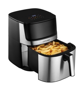 Friteuza cu aer cald CONCEPT FR8010, neagra, 10 programe presetate