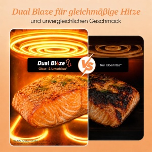 Friteuza cu aer cald COSORI Dual Blaze, 6.4L, 11-in-1, cu Wi-Fi - Img 3