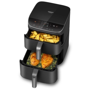 Friteuza cu aer cald Cosori TurboTower Basic, 10.8L, tehnologie TurboBlaze