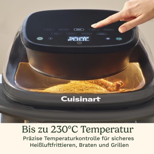 Friteuza cu aer cald Cuisinart ClearView, 8.5L, 1800W, PFAS-free - Img 5