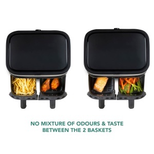 Friteuza cu aer cald DOMO DO537FR, 8L, 2850W, Touchscreen - Img 4