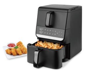 Friteuza cu aer cald Emerio AF-133542, 10L, 2500W, 2 zone de gatit, negru - Img 7