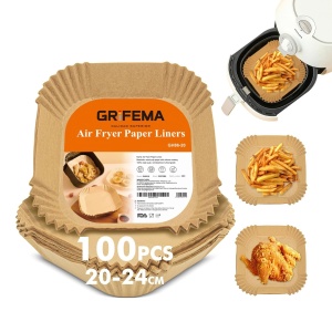 Friteuza cu aer cald GRIFEMA 100 bucati, 20-24 cm, BPA-free, biodegradabil