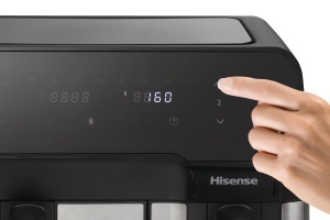 Friteuza cu aer cald Hisense HAF2900D, 8.6L, 1700W, Negru - Img 5