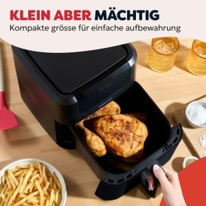 Friteuza cu aer cald Instant Pot Vortex Compact 5L Negru 4-in-1 Tehnologie EvenCrisp - Img 5