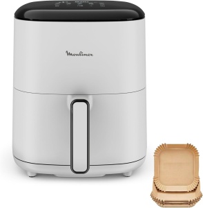 Friteuza cu aer cald Moulinex Easy Fry Pop, 5 l, 10 programe, touchscreen