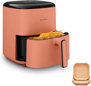 Friteuza cu aer cald Moulinex Easy Fry Pop EZ245TF0, 5 l, 10 programe, teracota - Img 4