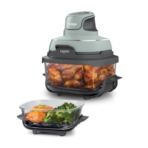 Friteuza cu aer cald Ninja CRISPi 3,8 l, 1700 W, culoare Sage