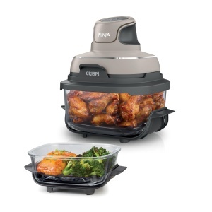 Friteuza cu aer cald Ninja CRISPi FN101EUST, 3.8L, 1700W, culoare Stein