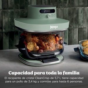 Friteuza cu aer cald Ninja CRISPi PRO XL, 5.7L, 2050W, Moosgrun - Img 7