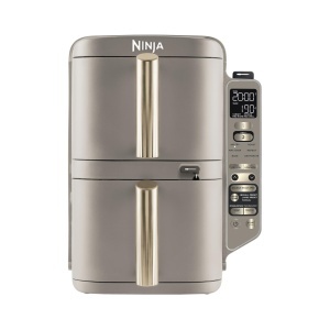 Friteuza cu aer cald Ninja Double Stack SL451EUSD, 9.5L, 6 functii, Steingold