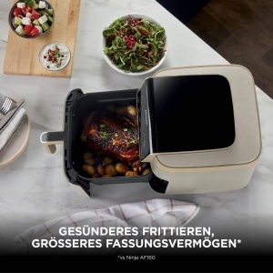 Friteuza cu aer cald Ninja MAX PRO, 6,2 L, culoare Stone Gold - Img 10