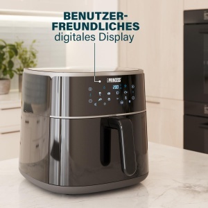 Friteuza cu aer cald Princess 182254, 8 L, 1800 W, neagra - Img 6