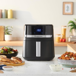 Friteuza cu aer cald Russell Hobbs SatisFry 5,5L 1500W Negru - Img 5
