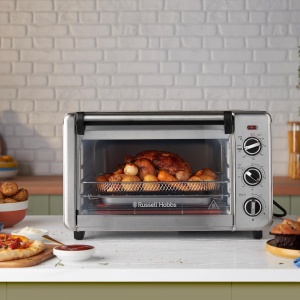 Friteuza cu aer cald si cuptor Russell Hobbs Express 26680-56, 20L, 1500W, inox - Img 3