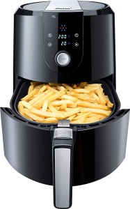 Friteuza cu aer cald Steba HF 5000 XL, 5.2L, 1800W, functie de mentinere la cald, Negru - Img 4