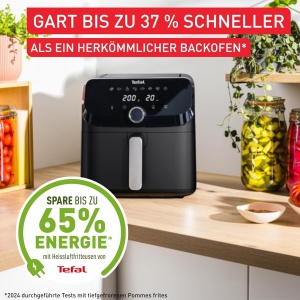 Friteuza cu aer cald Tefal Easy Fry Mega, 7.5 litri, 8 persoane, negru - Img 7