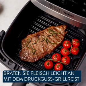 Friteuza cu aer cald Tefal Jamie Oliver EY55JDE0 5L Touchscreen 10 programe NegruInox - Img 7