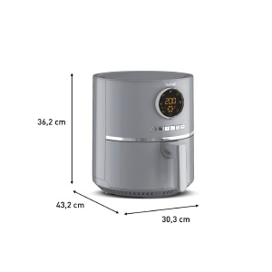 Friteuza cu aer cald Tefal Ultra Fry EY111B 42L 8 programe gri - Img 7
