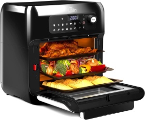 Friteuza cu aer cald Uten 10L, 1500W, 12 in 1, inox - Img 9