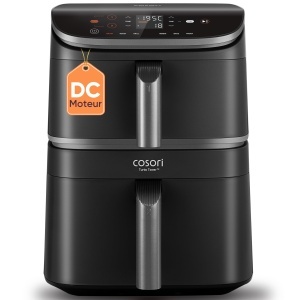 Friteuza cu aer COSORI TurboTower CAF-DC111-AEU 108L 6 functii design compact
