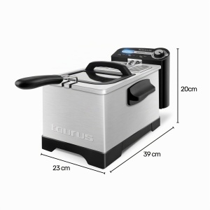 Friteuza electrica Taurus Profi-Fritteuse, 3 l, 2100 W, inox - Img 8