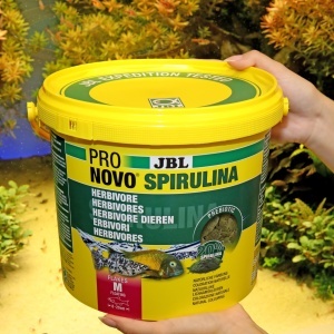 Fulgi de hrana JBL PRONOVO SPIRULINA, 5500 ml, pentru pesti de 8-20 cm - Img 3