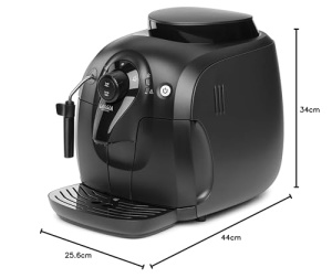 Gaggia Besana, aparat de cafea complet automat pentru espresso si cappuccino, boabe de cafea, RI8081, 1400 W, negru, 100% Made in Italy - Img 7