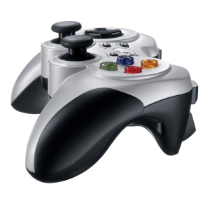 Gamepad Logitech F710, wireless, cu vibratii, negrusilver