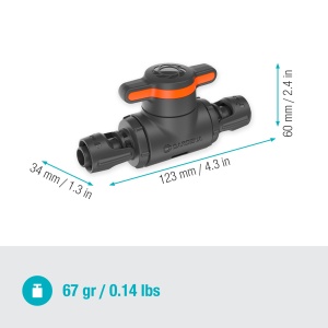 Gardena Micro-Drip-System 13207-20 Ventil Reglare si Oprire Apa 13 mm Usor de Instalare - Img 4