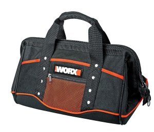 Geanta de unelte WORX WA0076, Nylon rezistent, 19x21x36 cm, Negru