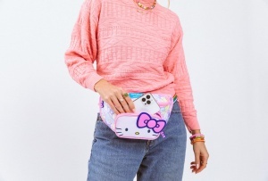 Geanta frigorifica Igloo Hello Kitty, 3 doze, polyester, design colorat - Img 2