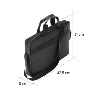 Geanta laptop Hama Genua 156 inch negru compartimentata - Img 8