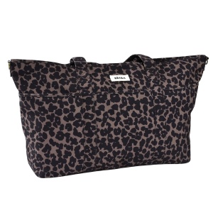 Geanta pentru scutece Beaba Baby Madrid XXL 44L, 11 compartimente, imprimeu leopard - Img 4