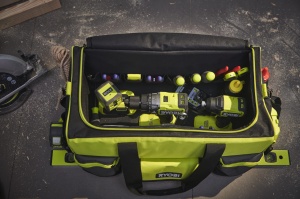 Geanta pentru unelte RYOBI RSSLTB1, dimensiune L, 8 buzunare, cu bretea - Img 4