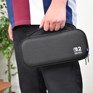 Geanta Protectie Hori Slim Tough pentru Nintendo Switch 2, Neagra, Capacitate 10 Jocuri - Img 3