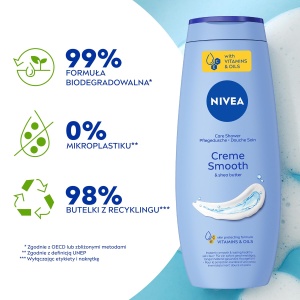 Gel de dus NIVEA Creme Smooth cu Sheabutter 500ml - Img 6