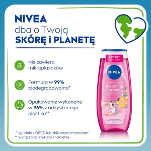 Gel de dus NIVEA Floral Love 250 ml, cu parfum de flori orientale, pH neutru - Img 6