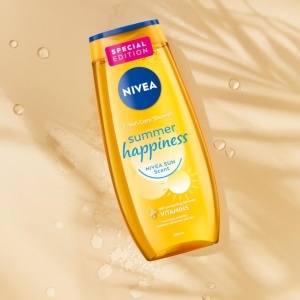 Gel de dus NIVEA Summer Happiness 250ml cu parfum NIVEA SUN, cu vitamine C si E - Img 4