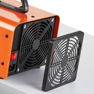 Generator de ozon VEVOR 12000mg/h Ozonizator 80W Purificator de aer 300m^2 Dispozitiv de ozon Renovarea cladirii Temporizator 0-120 minute Deodorizator Generator de ozon Indicator de umiditate Monitorizare inteligenta a climatului interior - Img 12