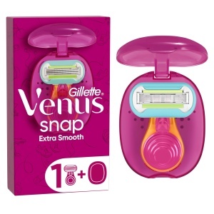 Gillette Venus Extra Smooth Snap Aparat de Ras pentru Femei Compact cu 5 Lame