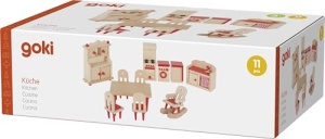 Goki 51951 - Bucatarie, 11 bucati, Mobilier casa de papusi - Img 2
