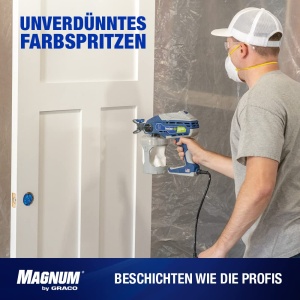 Graco Magnum by Graco 26D527 TrueCoat 360 cu viteza variabila, pulverizator portabil de vopsea fara aer cu cablu, produs UE, bricolaj, proiecte decorative mici (presiune maxima 138 bar) - Img 3