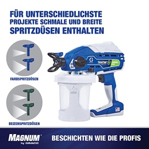 Graco Magnum by Graco 26D527 TrueCoat 360 cu viteza variabila, pulverizator portabil de vopsea fara aer cu cablu, produs UE, bricolaj, proiecte decorative mici (presiune maxima 138 bar) - Img 13