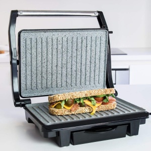 Gratar electric Cecotec Rockn Grill 1000 W, antiaderent, 25,4 x 17,5 cm, maner Cool-Touch - Img 4