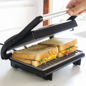 Gratar electric Cecotec Rockn Grill, 700 W, suprafata 23 x 14,5 cm, antiaderent - Img 4