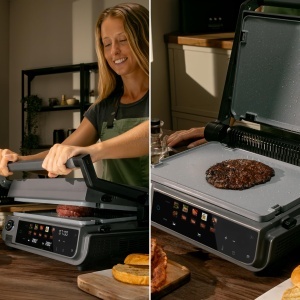 Gratar electric Cecotec RocknGrill 2000 Smash 2000W suprafata 30x21cm - Img 3