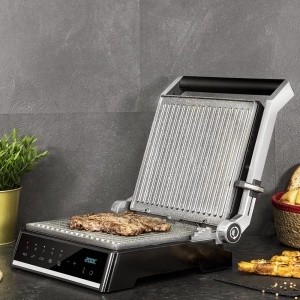 Gratar electric Cecotec RocknGrill Smart, 2000W, temperatura reglabila, placi detasabile - Img 4