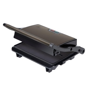 Gratar electric Jata JEGR1106, 750 W, placi antiaderente 22,5 x 14,6 cm, deschidere 180